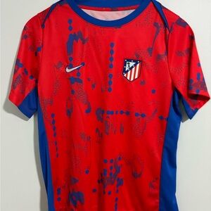 Nike Kids Red and Blue Soccer Jersey